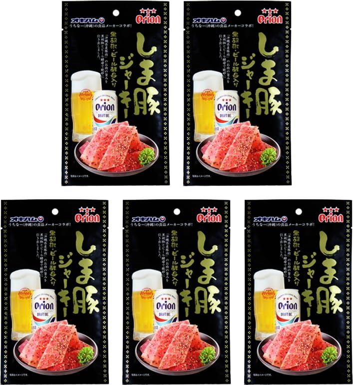 オリオンビールしま豚ジャーキー 25g × 5袋